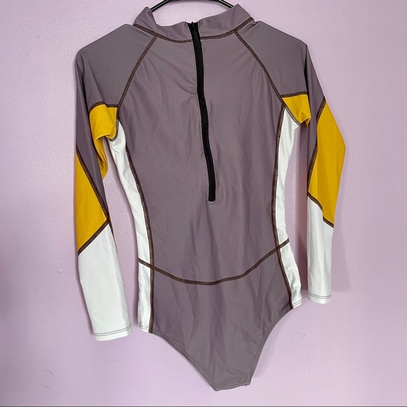 Rashguard Long Sleeve One Piece Swimsuit - Picture 4 of 4